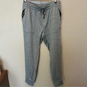 Men's Legend‎ Gray performance jogger  zip side slash pockets drawstring waist